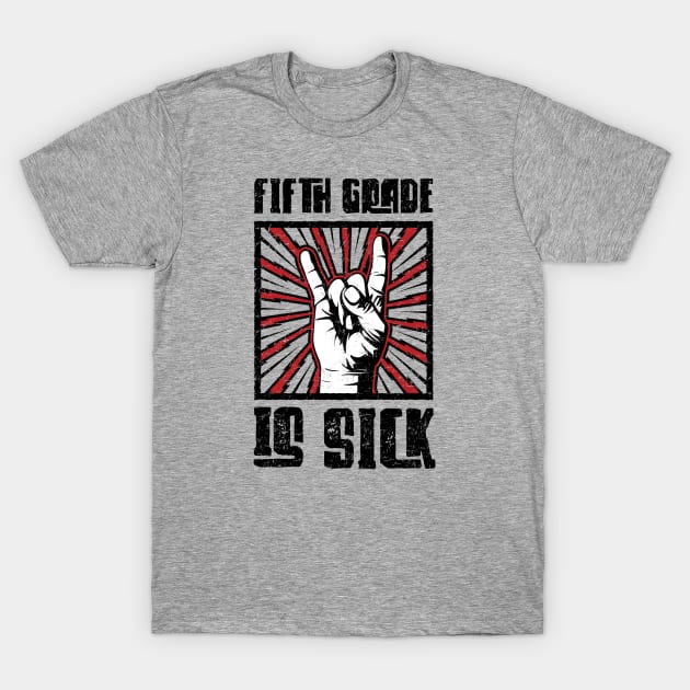 5th Grade is Sick - Red - Barn Shirt USA T-Shirt by Barn Shirt USA